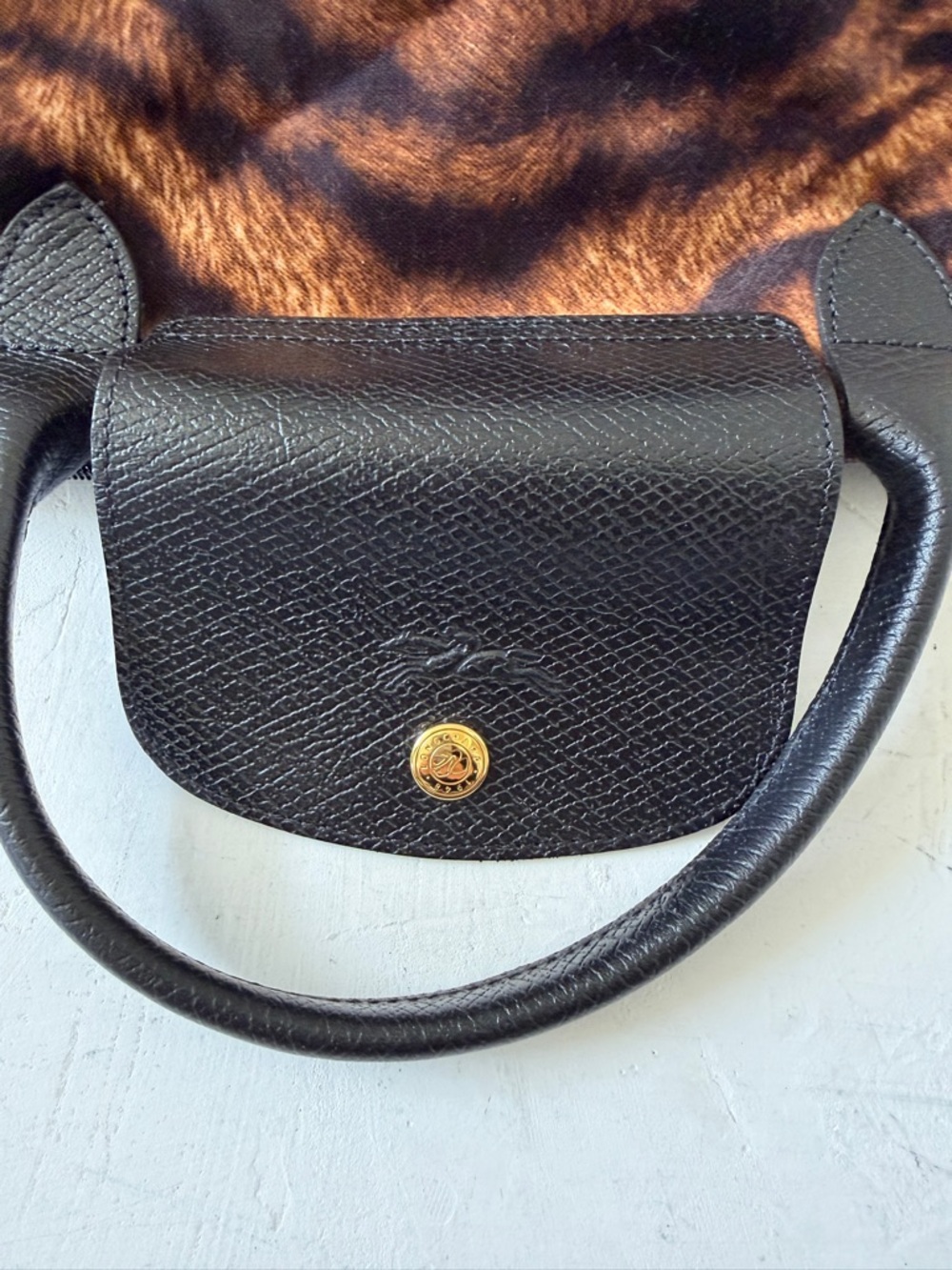 Longchamp Le Pliage Tote Bag Tiger Print Limited Edition NWT - Picture 7 of 12